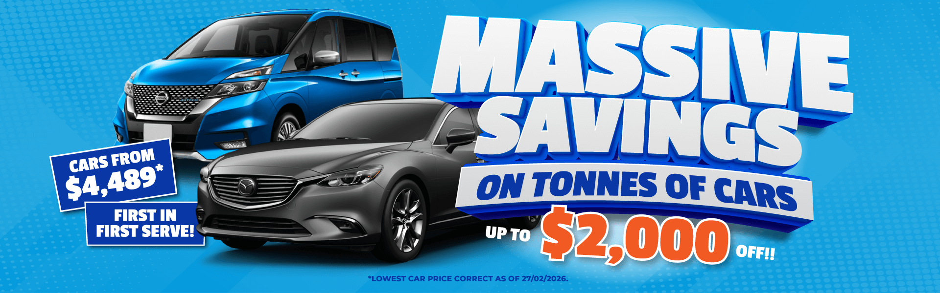 Feb 27 - Massive Savings